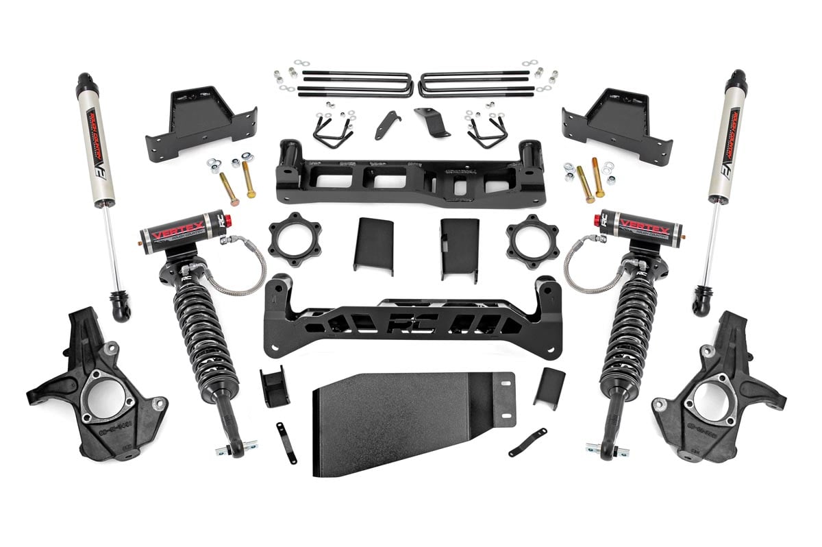GMC Sierra 1500 Suspension Lift Kit - Rough Country - Vertex/V2 - '07-'13